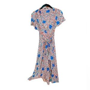 Vicky Tiel floral wrap dress!